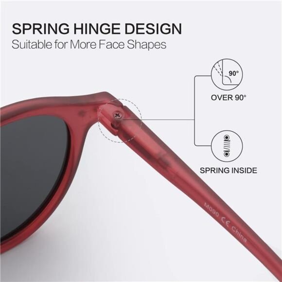 Polarized Round Sunglasses, Stylish Sunglasses for Men and Women Retro Classic main image 6
